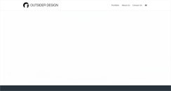 Desktop Screenshot of outsiderdesign.com